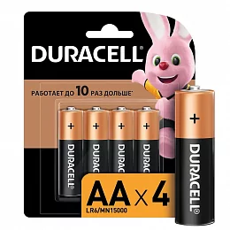 Батарейка АА Duracell LR6/4BL MN1500