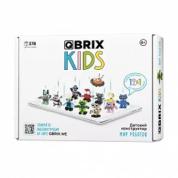 Конструктор QBRIX KIDS "Мир роботов"