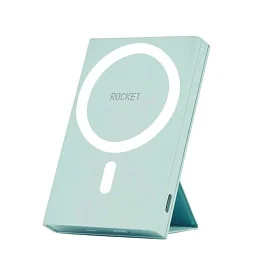 Беспроводная аккумуляторная батарея Rocket Hold, PD20W, RPB502GR5000-CLM, 5000mAh, светло-зелёный