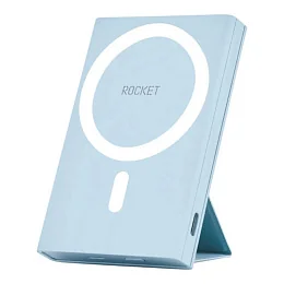 Беспроводная аккумуляторная батарея Rocket Hold, PD20W, RPB504LB5000-CLM, 5000mAh, светло-голубой