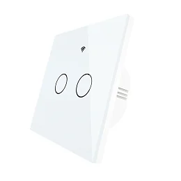 Выключатель Moes Gang Smart Switch Sensor w/o grounding, Zigbee, 2 кнопки, 100-240 В