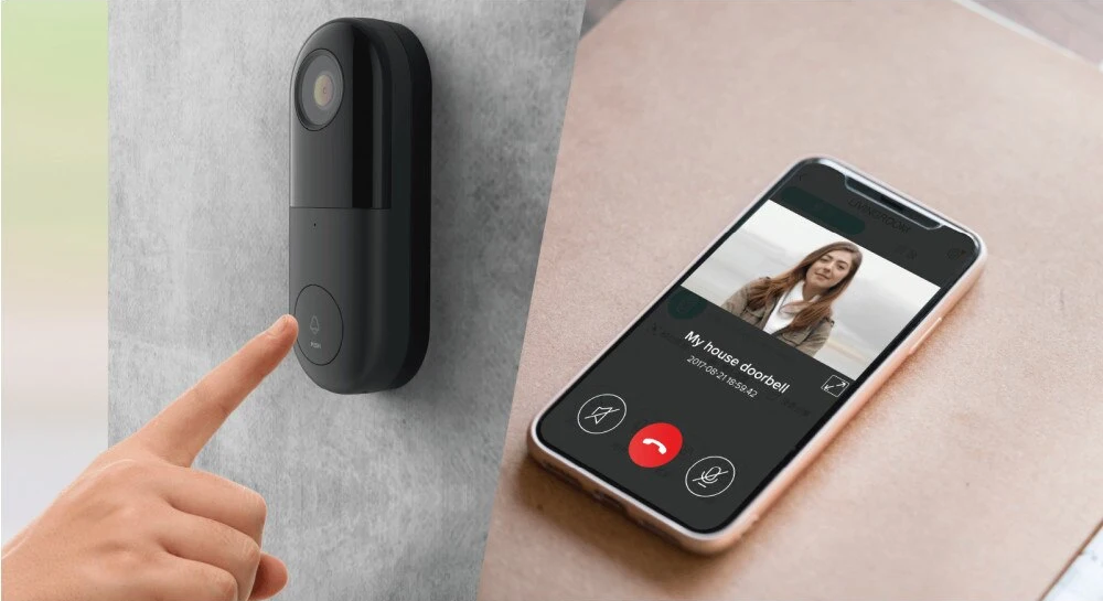 Nayun Smart Door Bell вызов на смартфон
