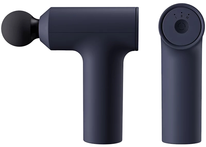 Перкуссионный массажер Xiaomi Massage Gun Mini вид спереди и сбоку