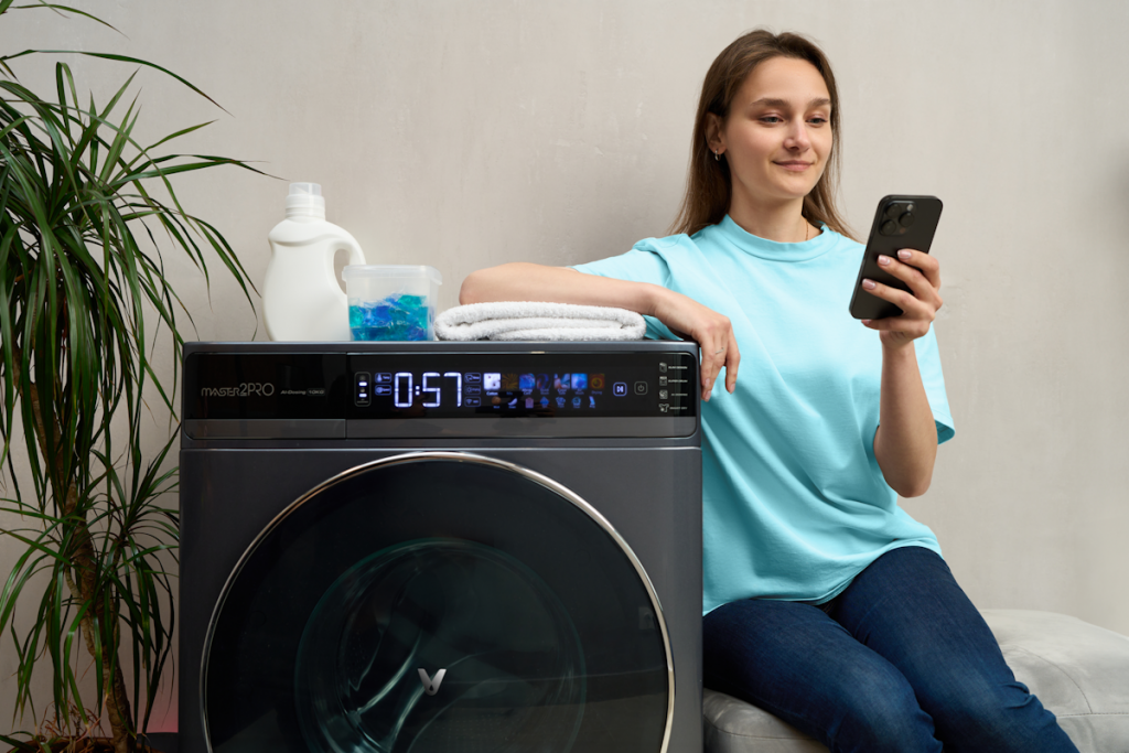 Управление умной стиральной машиной со смартфона