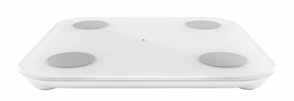 Xiaomi Body Composition Scale 2 белого цвета вид сбоку