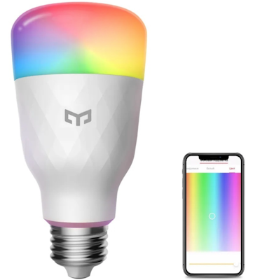 Yeelight Smart LED Bulb мультицветная