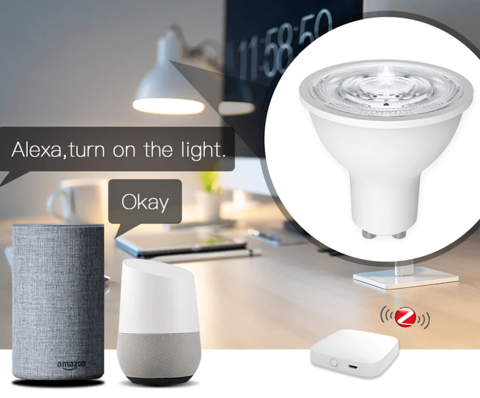 Moes Smart LED Bulb с голосовым управлением