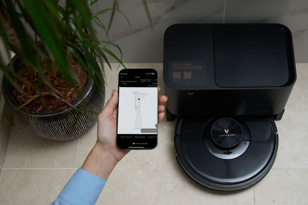 Управление со смартфона роботом-пылесосом
