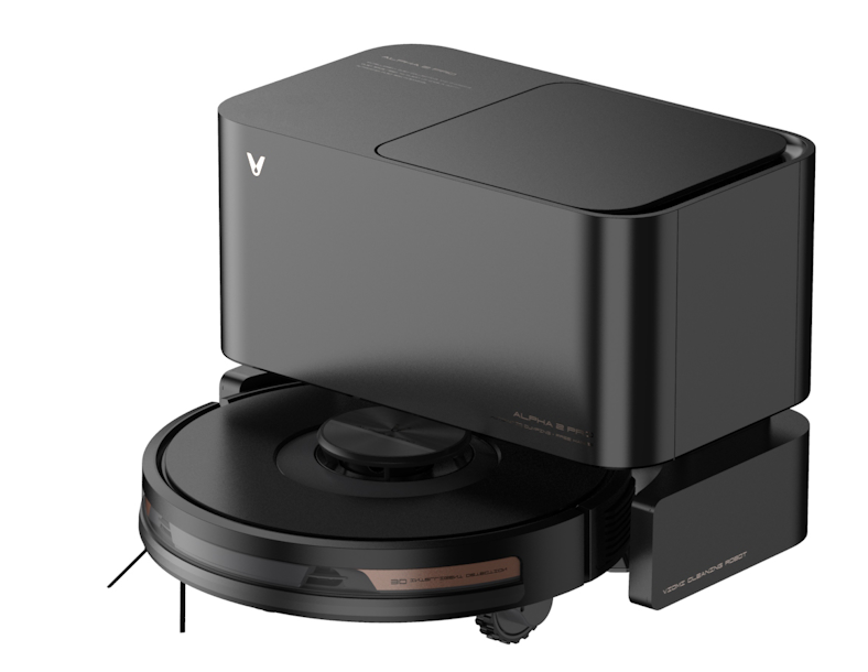 Viomi Robot Vacuum Alpha 2 Pro чёрного цвета