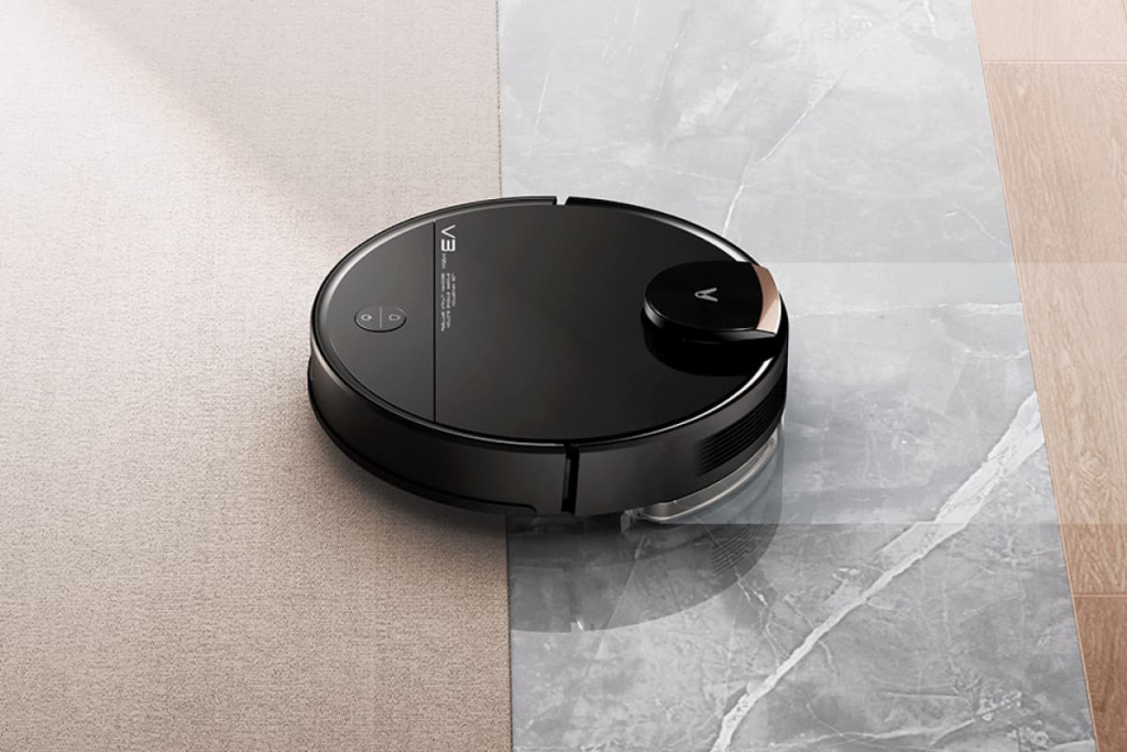 Viomi Robot Vacuum V3 Max моет пол