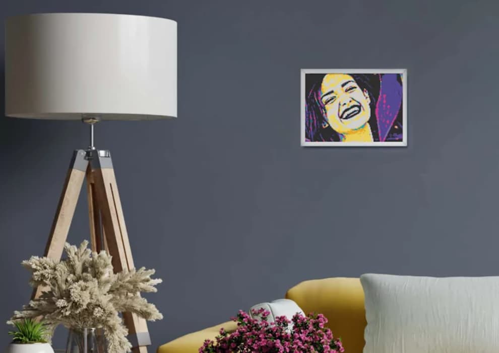 Мозика QBRIX POP-ART по фото на стене