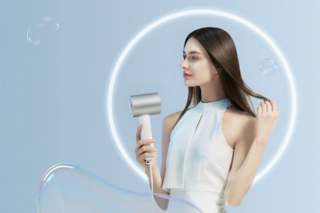 Фен Xiaomi Water Ionic Hair Dryer H500 белый
