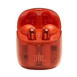 Беспроводные наушники TWS вкладыши JBL Tune 225 Ghost, оранжевый