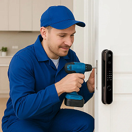 Монтаж умного замка 2 категории сложности