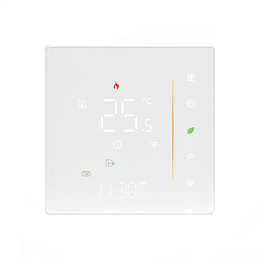 Термостат Moes Smart Thermostat ZHT-006-GB-WH-MS Zigbee, белый