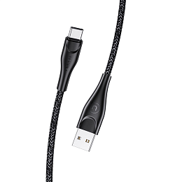 Дата-кабель Usams SJ398 USB-Type-C 3 м, чёрный