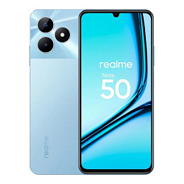 Смартфон Realme Note 50 4+128 ГБ ЦВЕТ: НЕБЕСНЫЙ ГОЛУБОЙ (BLUE)