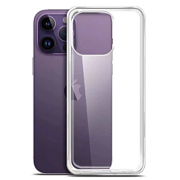 Чехол Bumper Case для Apple iPhone 14 Pro Max прозрачный, Borasco