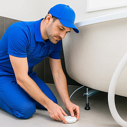 Сборка и монтаж системы защиты от протечек (без врезки кранов в водопровод)