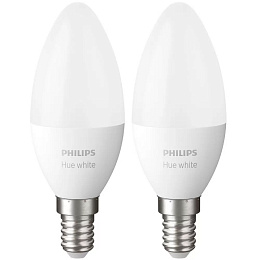 Комплект из умных лампочек Philips Hue E14, 5.5 Вт
