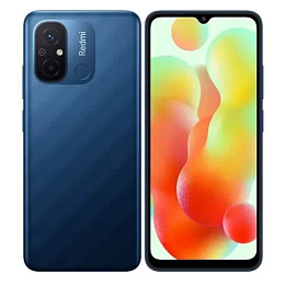 Смартфон с экраном IPS Xiaomi Redmi 12C 4/128 GB синий