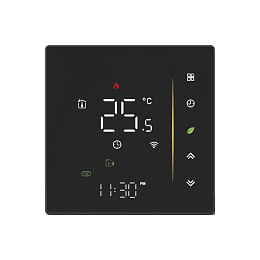 Термостат Moes Smart Thermostat ZHT-006-GB-BK-MS Zigbee, чёрный