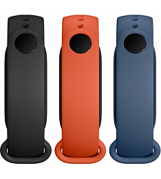 Ремешок Xiaomi Mi Smart Band 6 Strap(3 pack) Black/Orange/Blue
