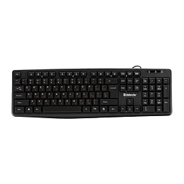Проводная клавиатура Defender Concept HB-164 Black