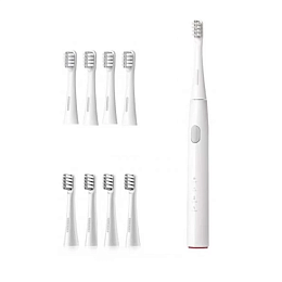 Электрическая зубная щетка DR.BEI Sonic Electric Toothbrush GY1 White + 8 насадок
