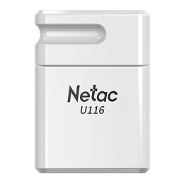 Флешка USB Netac U116 32ГБ USB 3.0 белый (NT03U116N-032G-30WH)
