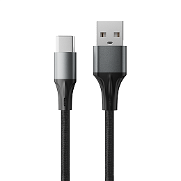 Кабель Accesstyle AC30-F100M USB-Type C 1м Black