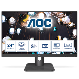 Монитор LCD AOC 24E1Q 23.8'', чёрный