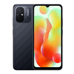 Смартфон с экраном IPS Xiaomi Redmi 12C 3/64 GB Graphite Gray