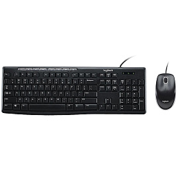 Комплект проводной Logitech MK200