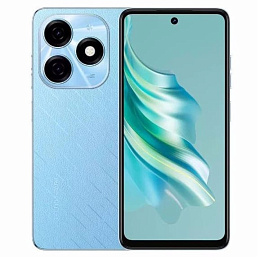 Смартфон с экраном IPS Tecno Spark 20 8/128 GB Magic Skin Blue