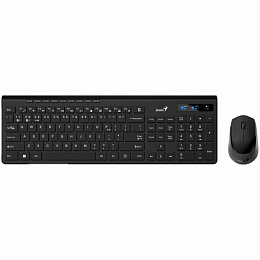 Комплект беспроводная клавиатура + мышь Genius SlimStar 8230 BT, Black