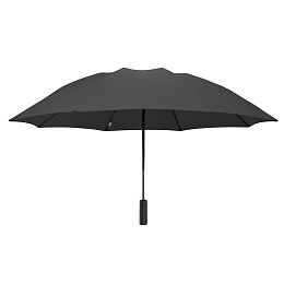 Зонт NINETYGO обратного складывания с подсветкой, чёрный
